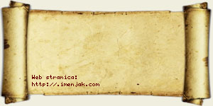 Kristina Ćosović vizit kartica